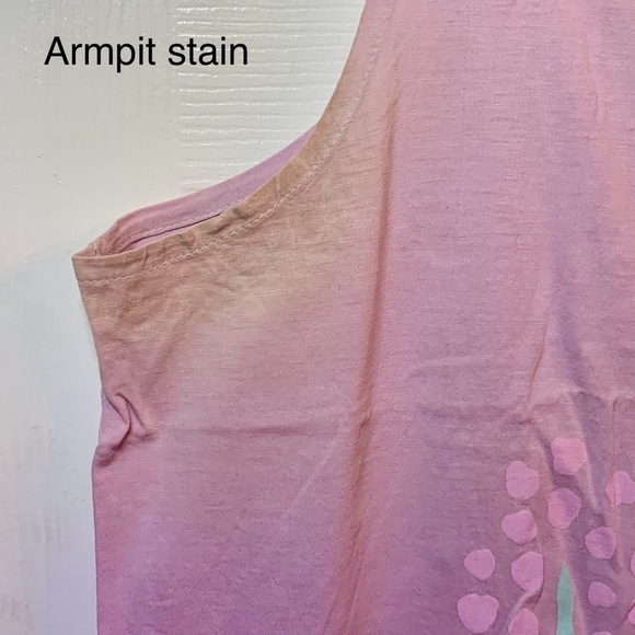 🌺 Vintage Hawaii! 1980's Sansei Lavender and Teal Tanktop, Size L 🌴 - Picture 5 of 11